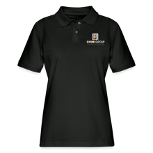 Load image into Gallery viewer, Women's Pique Polo Shirt - black
