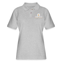 Load image into Gallery viewer, Women's Pique Polo Shirt - heather gray
